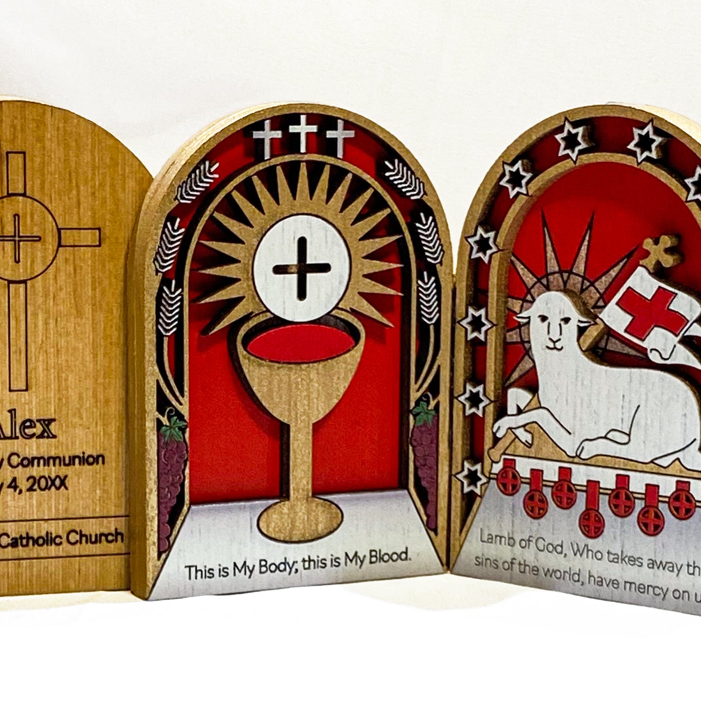 First Holy Communion Gift – Personalized Pocket Keepsake Devotional