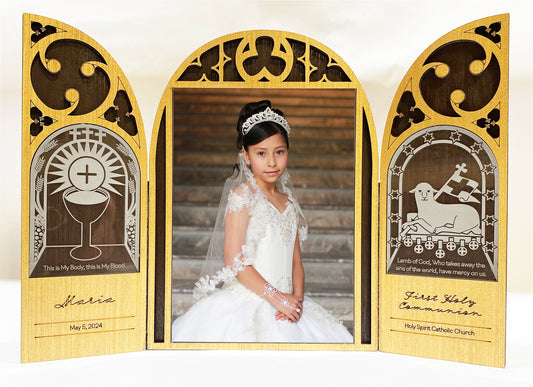 First Holy Communion Gift – Personalized Picture Frame